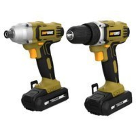 ROCKWELL ROCKWELL SS1808 Hammer Drill and Impact Driver Combo Kit, 20 V Battery SS1808